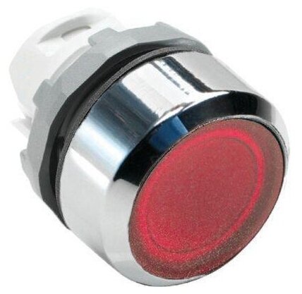 Кнопка MP2-21R красная (только корпус) с фиксацией с подсветкой, ABB 1SFA611101R2101 (1 шт.)