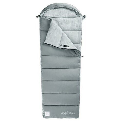 фото Хлопковый спальный мешок naturehike envelope washable square cotton sleeping bag м180 серый