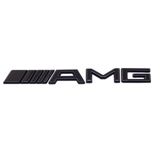 Шильдик на багажник AMG черный