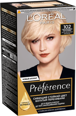 Стойкая краска для волос L'oreal Paris Preference 102 Сверкающие переливы