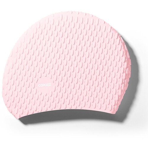 фото Шапочка для плавания взрослая (силиконовая) copozz ym-31202 розовый/шапочка для бассейна, плавательная шапочка, шапочка для плавания в бассейне