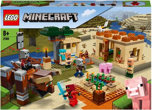 Конструктор LEGO Minecraft 21160 Патруль разбойников, 562 дет.