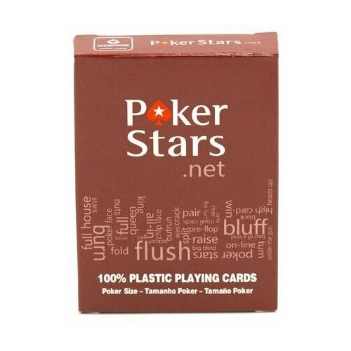 Карты Poker Stars 100% пластик