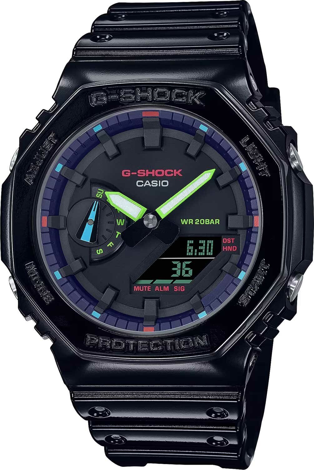 Наручные часы CASIO G-Shock GA-2100RGB-1A