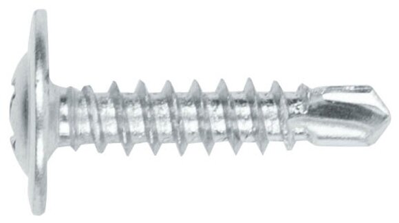 Саморез 4.2х75 мм с прессшайбой, цинк, со сверлом (200 шт в карт. уп.) STARFIX (SMC3-50401-200)