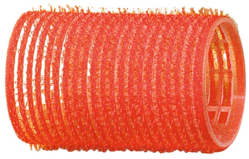 Бигуди-липучки Dewal красные, 36 мм, 12 шт/уп R-VTR4
