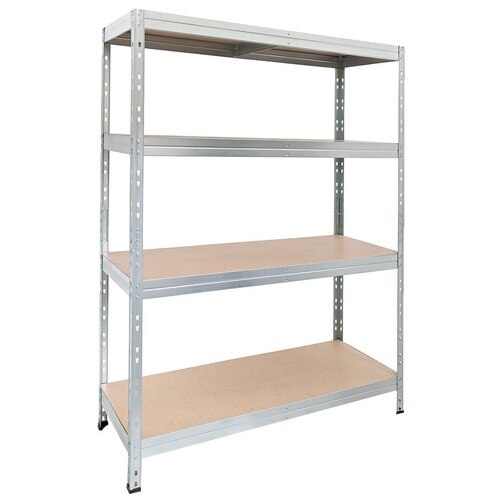 Стеллаж металлический серый AR Shelving Rivet Stabil 1800x1200x450 мм 4 полки 12790₽