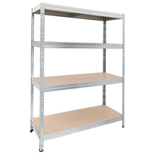 Стеллаж металлический серый AR Shelving Rivet Stabil 1800x1200x450 мм 4 полки