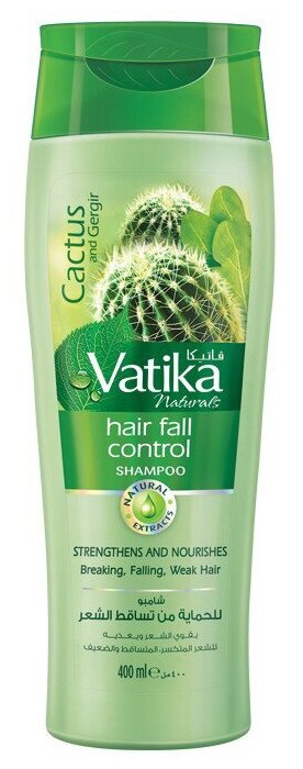 Vatika шампунь Cactus & Gergir Hair fall control, 400 мл