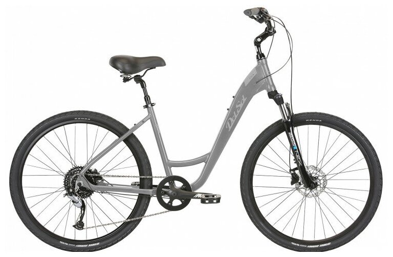 Городской велосипед Del Sol Lxi Flow 3 ST 27.5 (2021) серый 17"