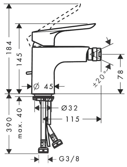 Смеситель Hansgrohe - фото №4