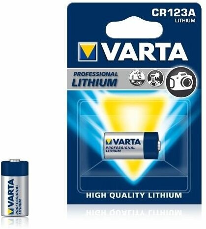 Батарейка Varta CR 123A Bli 1 Lithium (6205301401) - фото №13