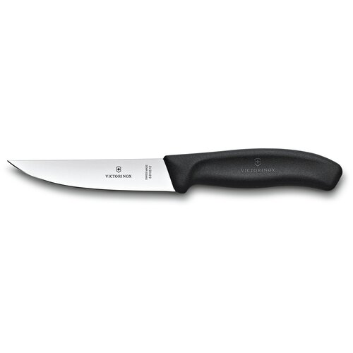 фото Нож разделочный victorinox swissclassic с узким прямым лезвием 12 см, чёрный victorinox mr-6.8103.12b