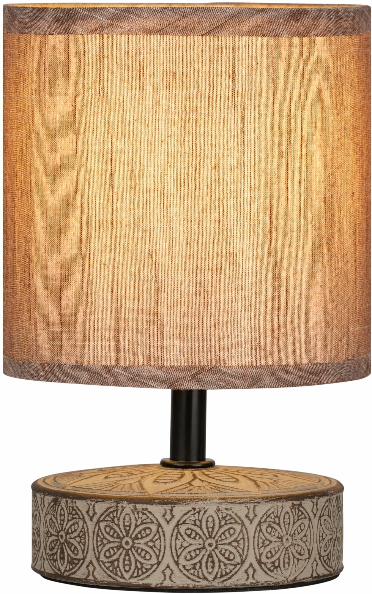 Настольная лампа Rivoli ELEANOR Б0057270 E14, Коричневый