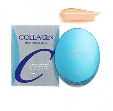 Enough Кушон увлажняющий с коллагеном - Collagen aqua cushion 21, 15 грамм