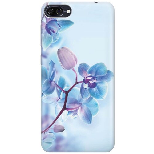 фото Cиликоновый чехол на asus zenfone 4 max (zc520kl) / асус зенфон 4 макс (зц520кл) с принтом "синий цветок на синем" gosso