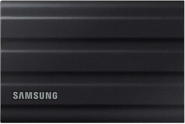 Внешний SSD диск 1.8 2 Tb USB Type-C Samsung T7 Shield черный MU-PE2T0S/WW