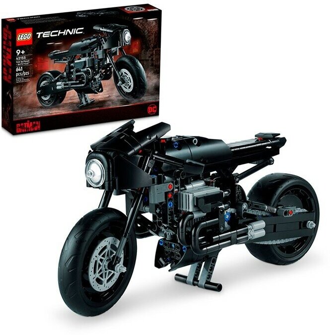 Конструктор LEGO TECHNIC Бэтцикл 641 д. 42155