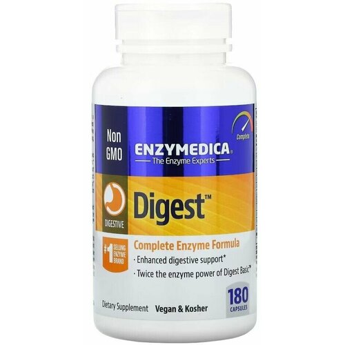 Enzymedica Digest Complete (ферменты), 180 растительных капсул