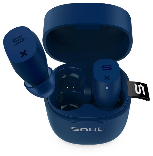 Гарнитура вкладыши Soul ST-XX т. синий беспроводные bluetooth в ушной раковине (80000622)