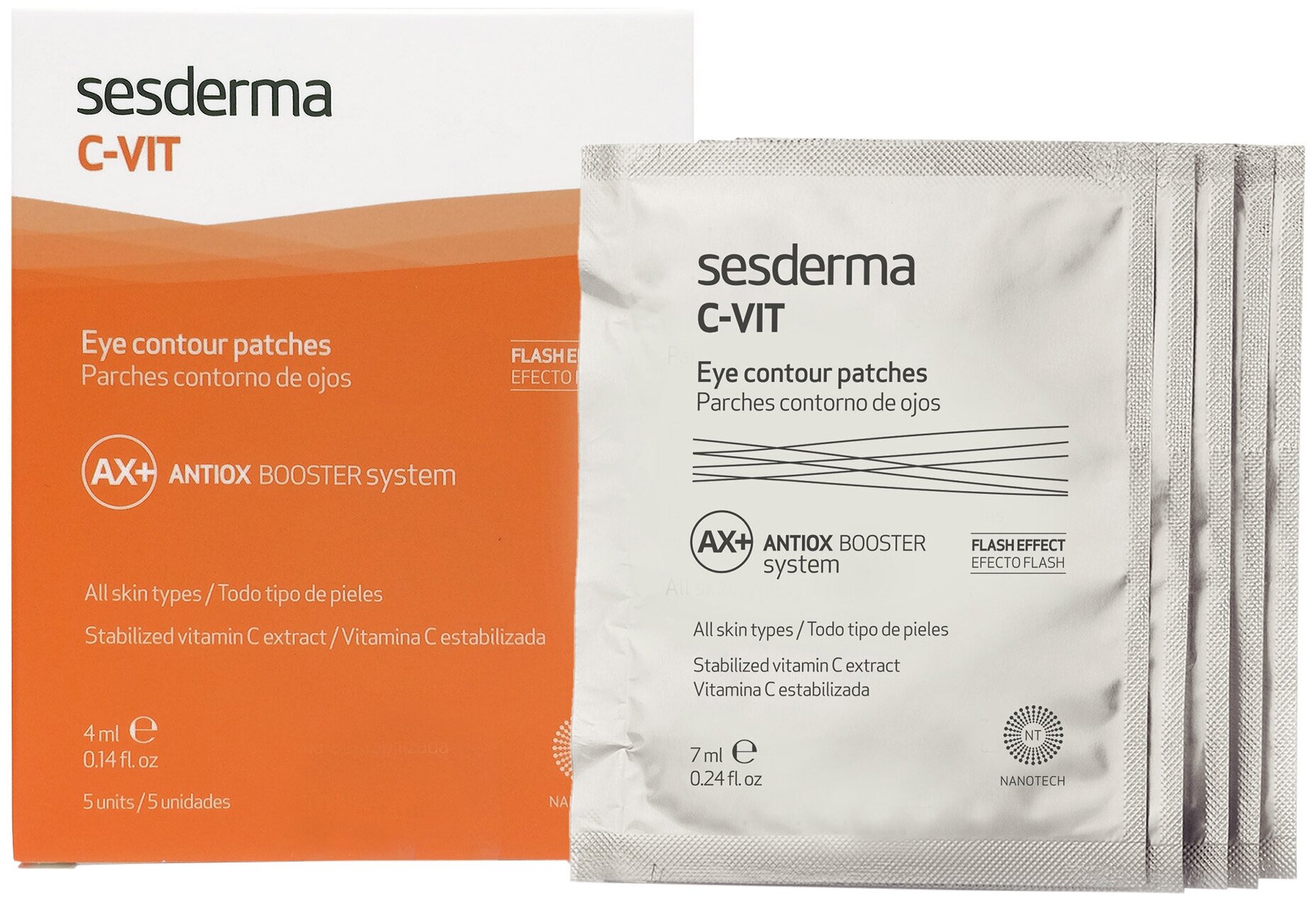 SesDerma патчи для контура вокруг глаз C-VIT Eye Contour Patches, 5 шт.