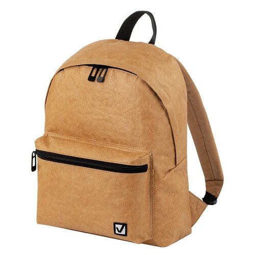 фото Рюкзак brauberg miracle крафтовый с водонепроницаемым покрытием, песочный, 34х26х11 см, 229890