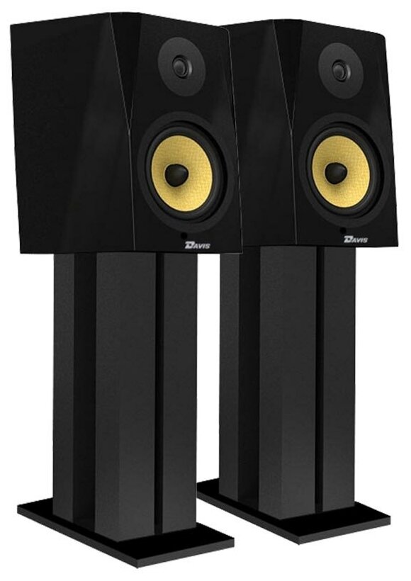 Полочная акустика Davis Acoustics Nikita 3.0 + stand black piano