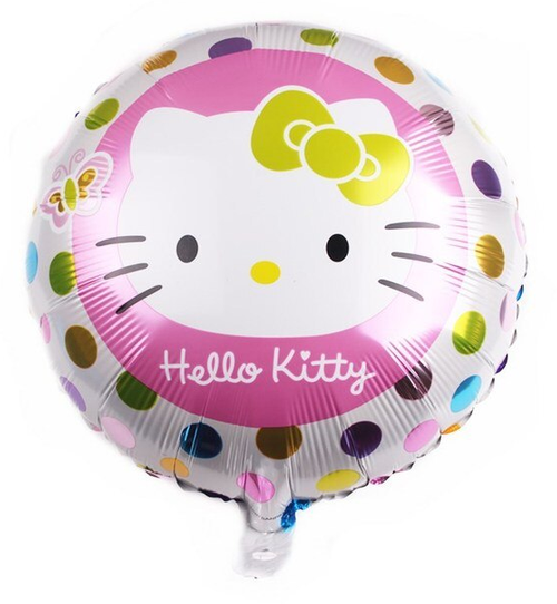 Фольгированный воздушный шар Hello Kitty фигурный для праздников