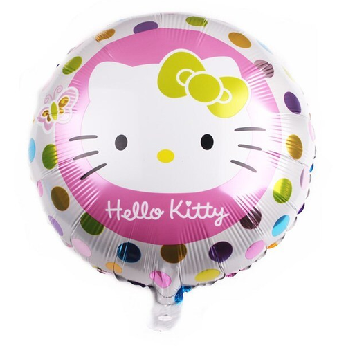 Фольгированный воздушный шар Hello Kitty фигурный для праздников