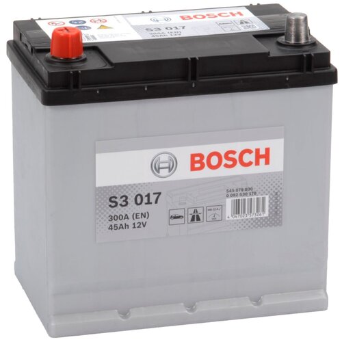 Аккумуляторная батарея 19.5/17.9 прямая полярность 45ah 300a 219/135/225 Bosch 0092S30170