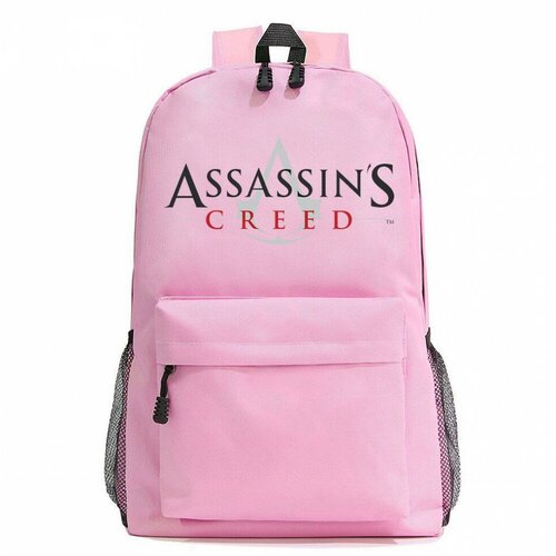 Рюкзак Ассасин (Assassins Creed) розовый №5 брелок ассасин крид assassins creed 5