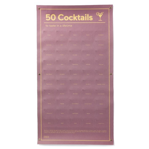 Постер «50 коктейлей, которые нужно попробовать в жизни»