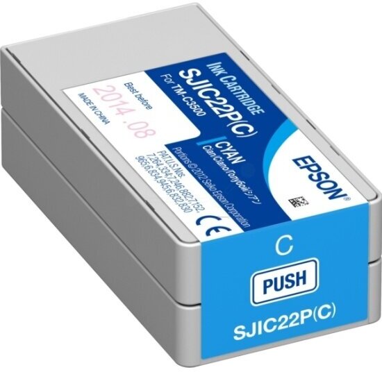 Картридж Epson SJIC22P(C) голубой
