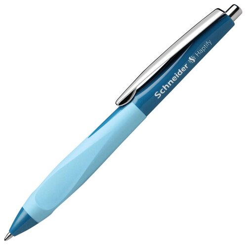 Ручка шариковая автоматическая SCHNEIDER Haptify корп бирюз-св. син, син0,5 мм 1шт