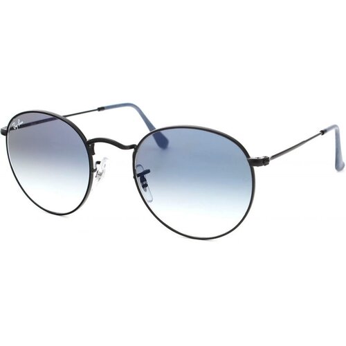 очки ray ban rb 3447 9196 r5 round metal legend gold Солнцезащитные очки Ray-Ban, черный, синий