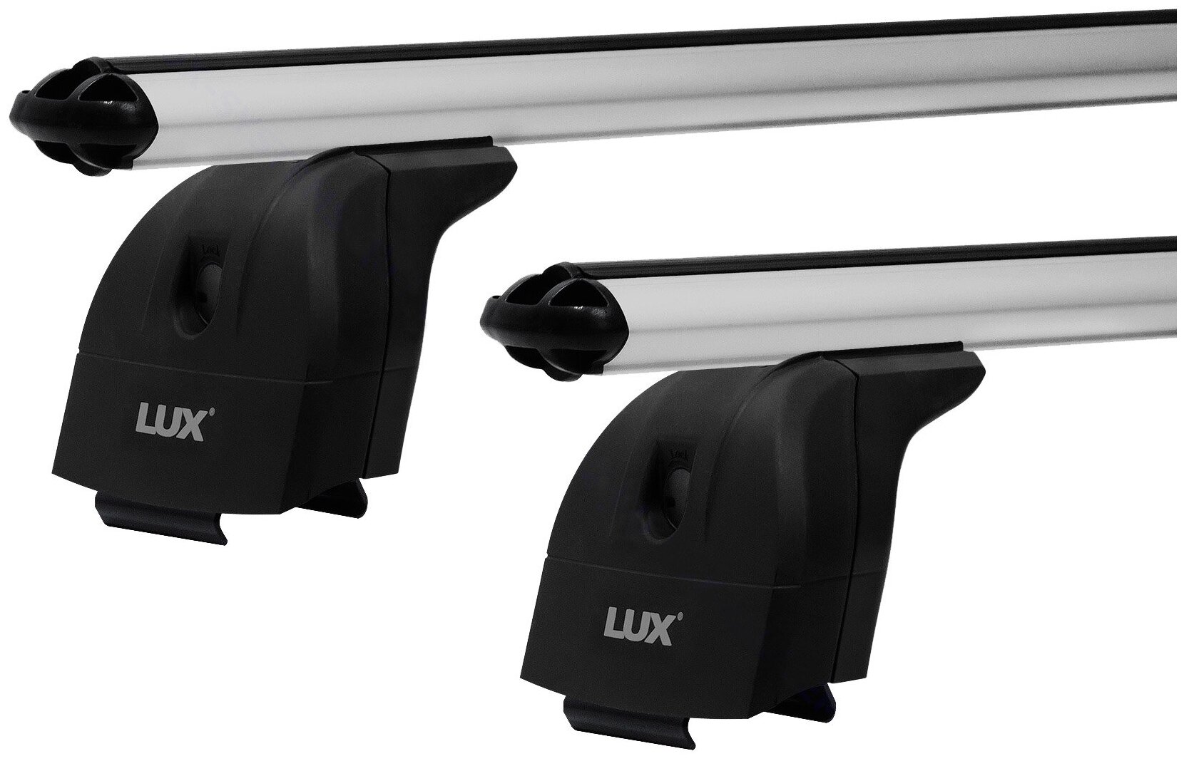 Багажная система "LUX" с дугами 1,2м аэро-классик (53мм) для а/м Hyundai IX35 2010-2015 г. в. с интегр. рейл.