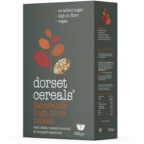 Мюсли dorset cereals Fabulous high fibre (super high fibre), 325 г