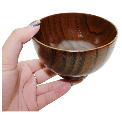 Тарелка - миска из дерева / Тарелки деревянные / Тарелка глубокая из дерева/ диаметр 9 см