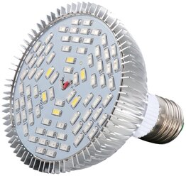 Светодиодный светильник( фитолампа) 50Вт,78 диодов,450-660нм,4500К, Е27