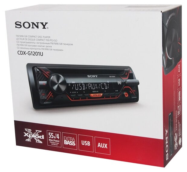 Автомагнитола Sony CDX-G1201U - фотография № 4
