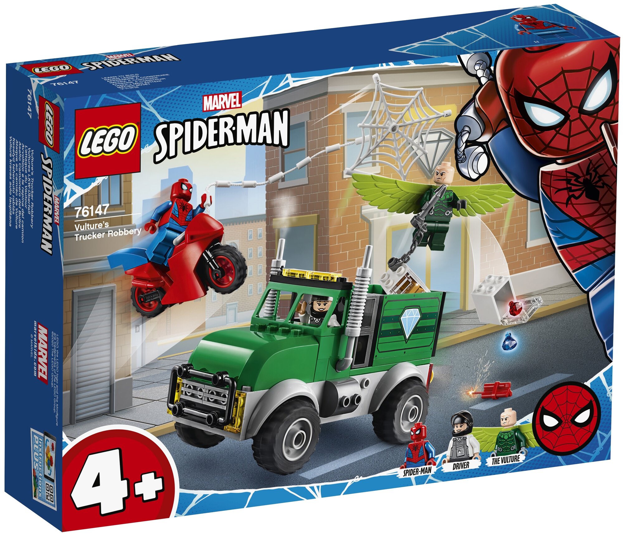 Конструктор LEGO Marvel Spiderman 76147 Ограбление Стервятника