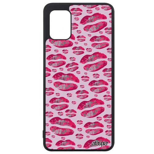 фото Чехол на мобильный samsung galaxy a31, "губы" незнакомка поп-арт utaupia