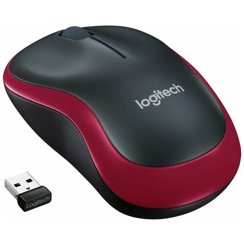 Мышь Logitech M185 Red (910-002240/910-002237/910-002633) мышь logitech m185 red 910 002240 910 002237 910 002633