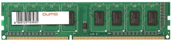 Оперативная память DIMM Qumo 4GB DDR3-1600 (QUM3U-4G1600С11L)