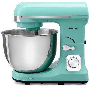 Миксер планетарный KitFort КТ-1324-3 бирюзовый