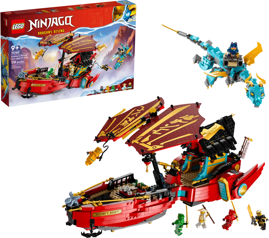 Конструктор Lego ® NINJAGO® 71797 Награда судьбы — гонка со временем