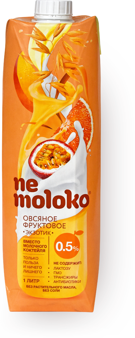 Напиток Nemoloko овсяный фруктовый Экзотик, 1 л - фото №6