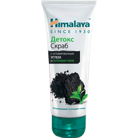 Himalaya Herbals Скраб Детокс с активированным углем и зеленым чаем, 75 мл, HIMALAYA HERBALS