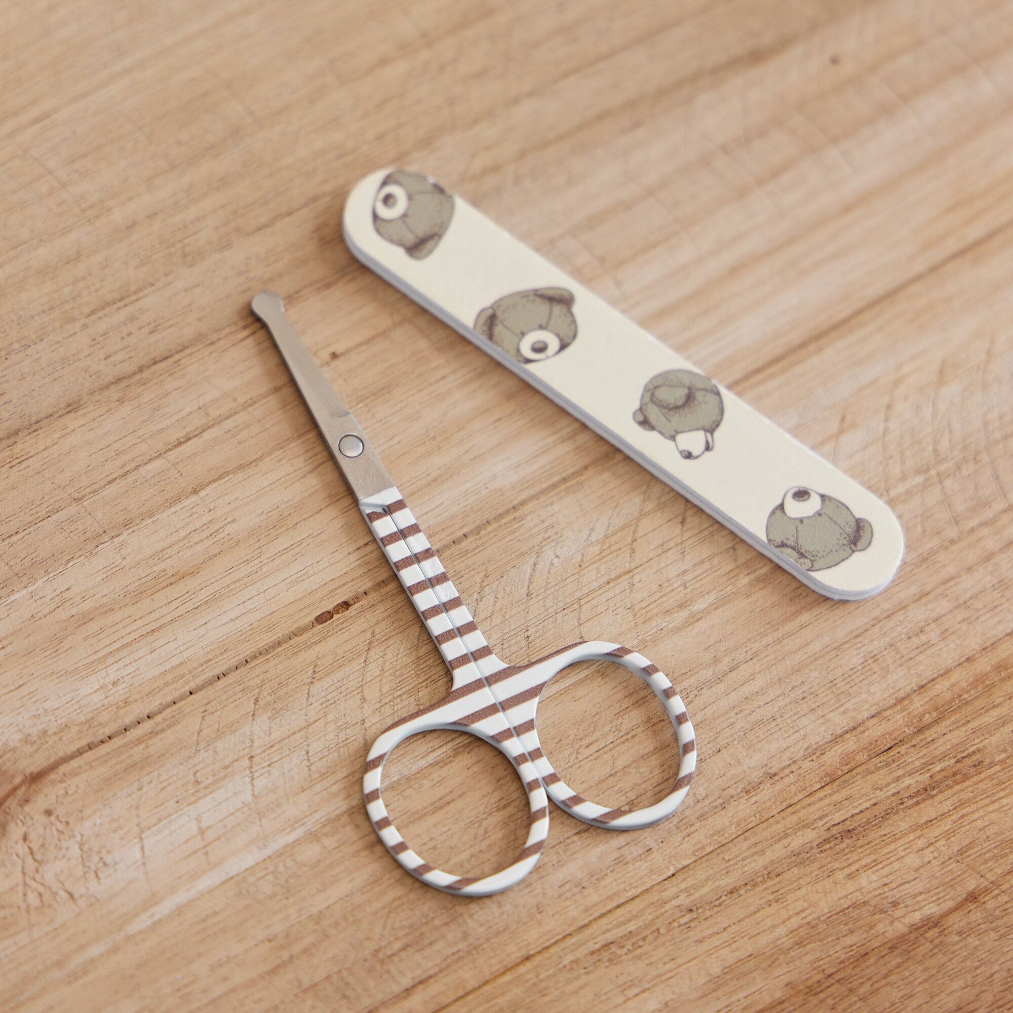 Маникюрный набор Happy Baby Olive: ножницы и пилка - фото №8