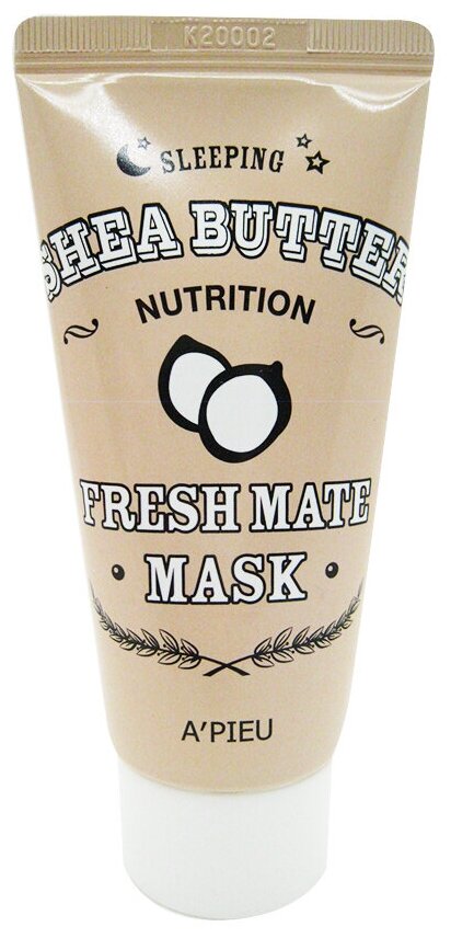 APIEU Ночная питательная маска Fresh Mate Shea Butter Mask с маслом ши, 50 мл